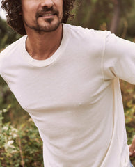 Tees & Sweats | Men The Great. The Men's Slim Tee. Washed White