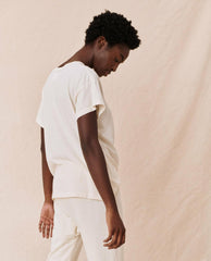 Tees | Women The Great. The Boxy Crew. Washed White