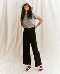 Tees | Women The Great. The Little Tee. Heather Grey