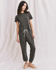 Tees | Women The Great. The Little Tee. Washed Black