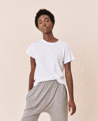 Tees | Women The Great. The Slim Tee. True White
