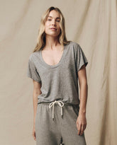 Tees | Women The Great. The Slim U Heather Grey