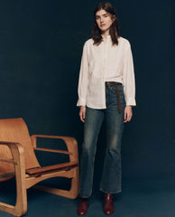 Tops | Women The Great. The Cowboy Tux Top. White