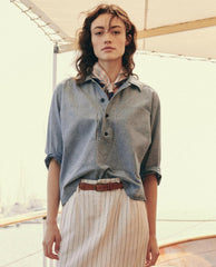 Tops | Women The Great. The Railway Shirt. Boiler Wash