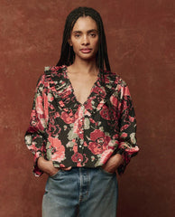 Tops | Women The Great. The Symphony Top. Charming Rose