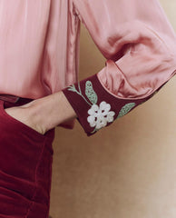 Tops | Women The Great. The Western Heritage Shirt. Dried Rose