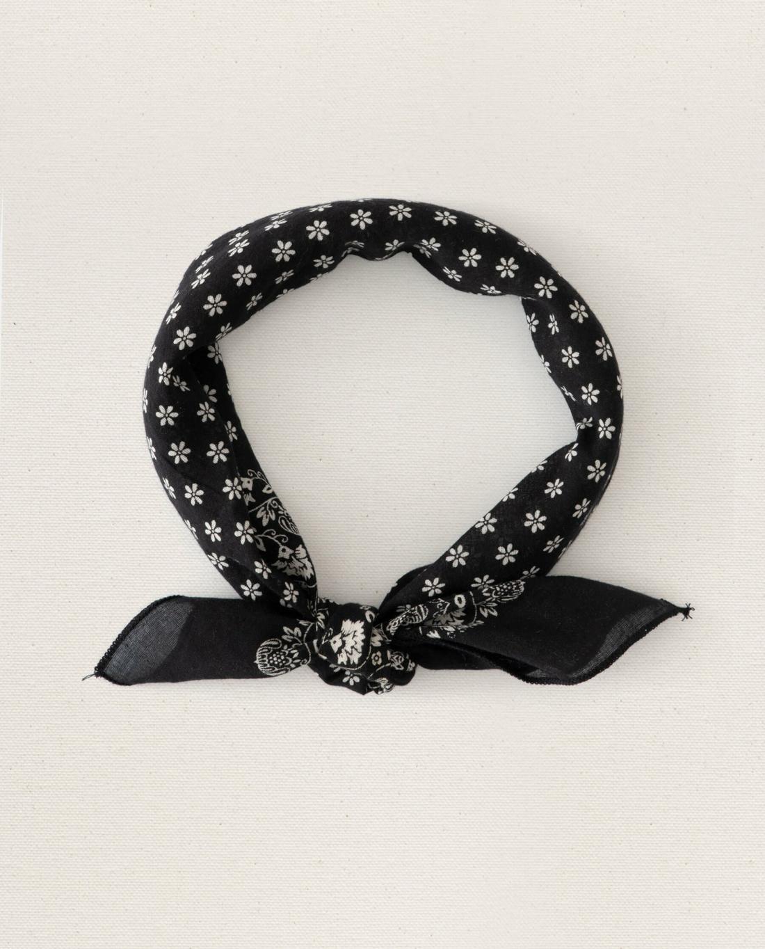Accessories | Women The Great. The Bandana. Almost Black