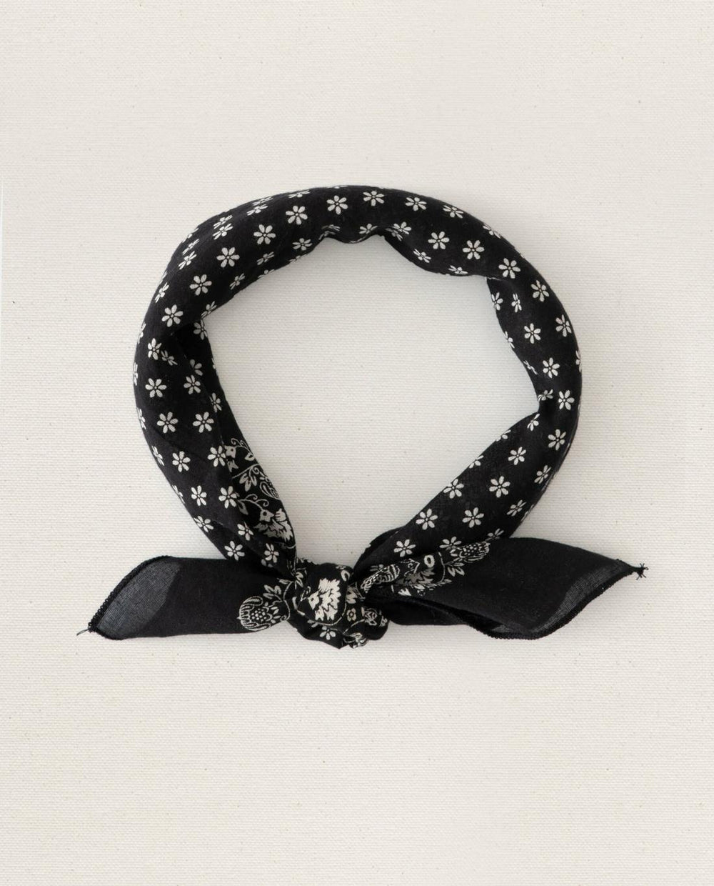 Accessories | Women The Great. The Bandana. Almost Black