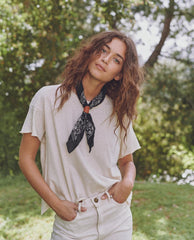 Accessories | Women The Great. The Bandana. Almost Black