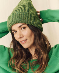 Accessories | Women The Great. The Beanie. Marled Holly Leaf
