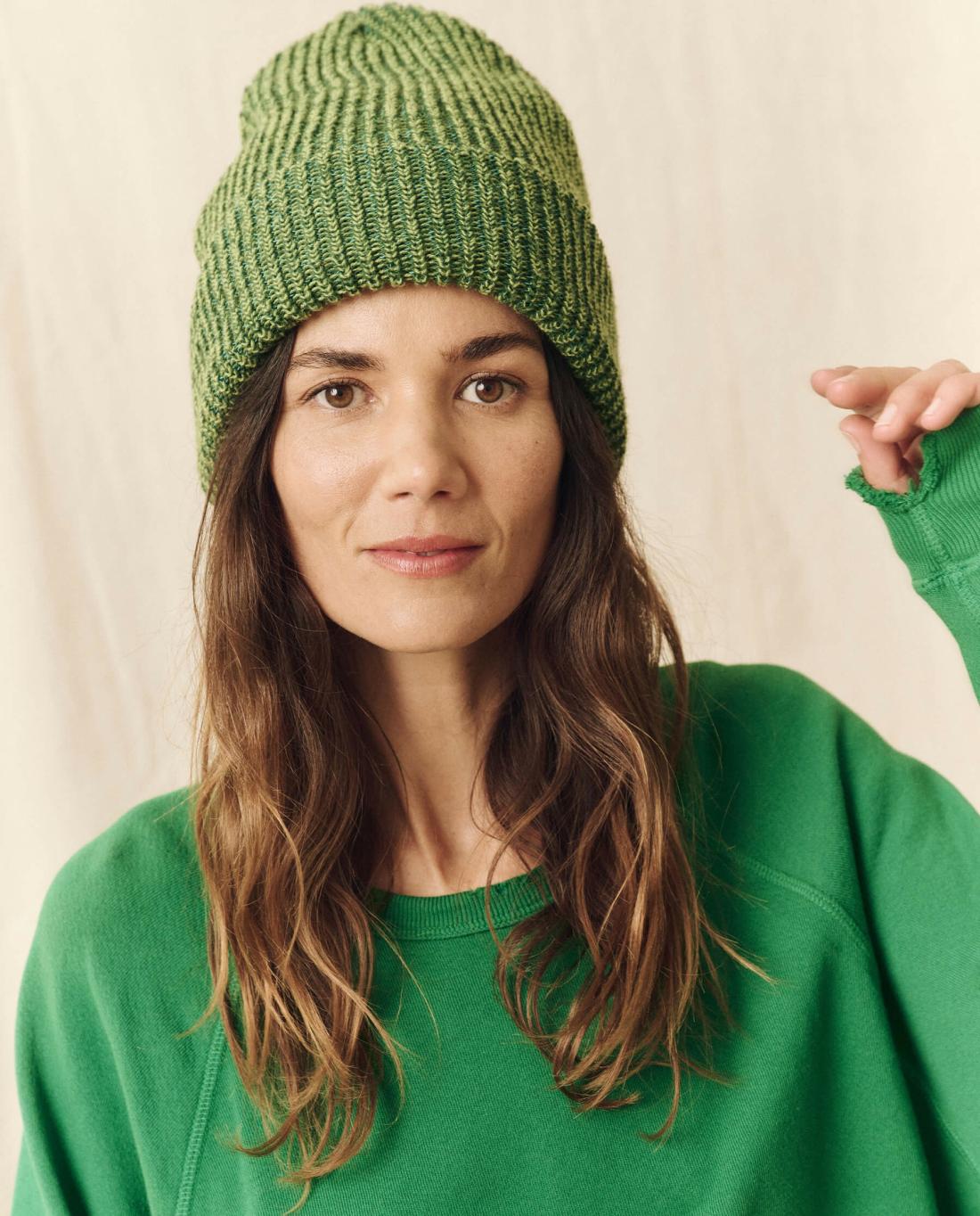 Accessories | Women The Great. The Beanie. Marled Holly Leaf