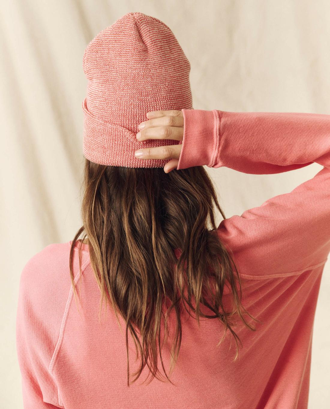 Accessories | Women The Great. The Beanie. Persimmon Stripe