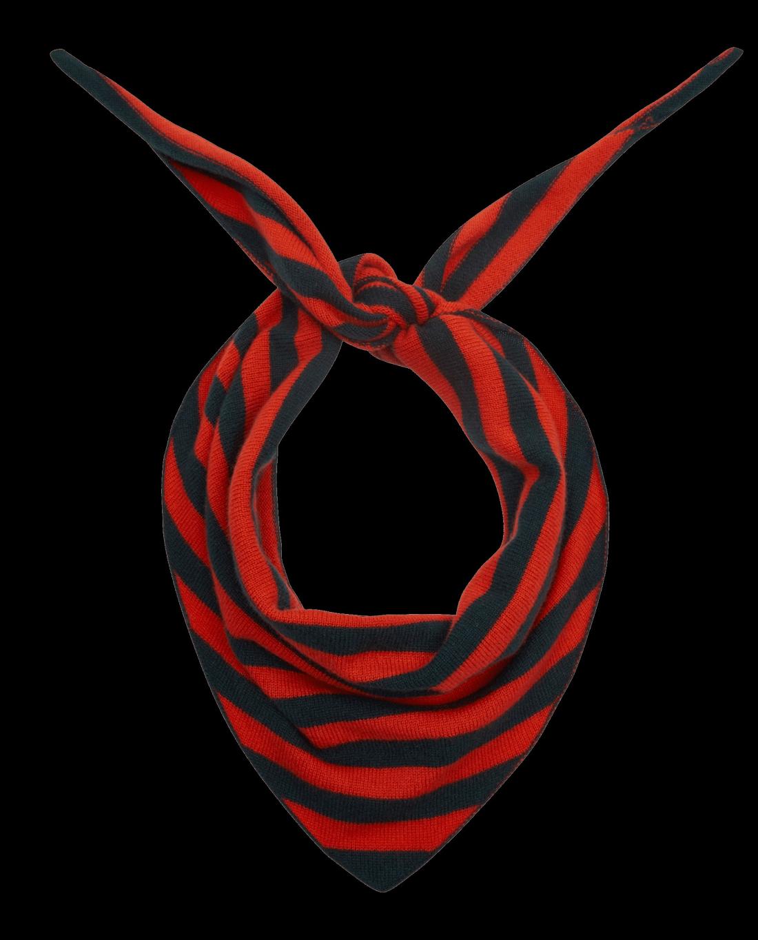 Accessories | Women The Great. The Cashmere Neckerchief. Ember Stripe