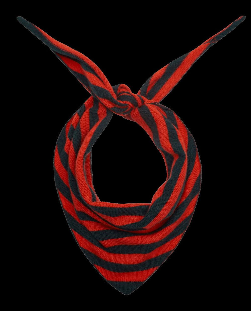 Accessories | Women The Great. The Cashmere Neckerchief. Ember Stripe