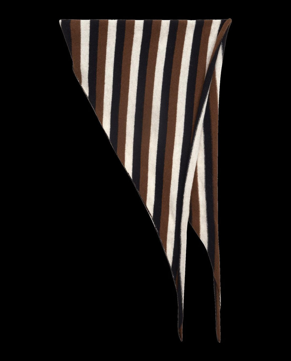 Accessories | Women The Great. The Cashmere Neckerchief. Santal Stripe