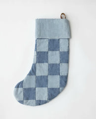 Accessories | Women The Great. The Check Stocking. Multi Denim
