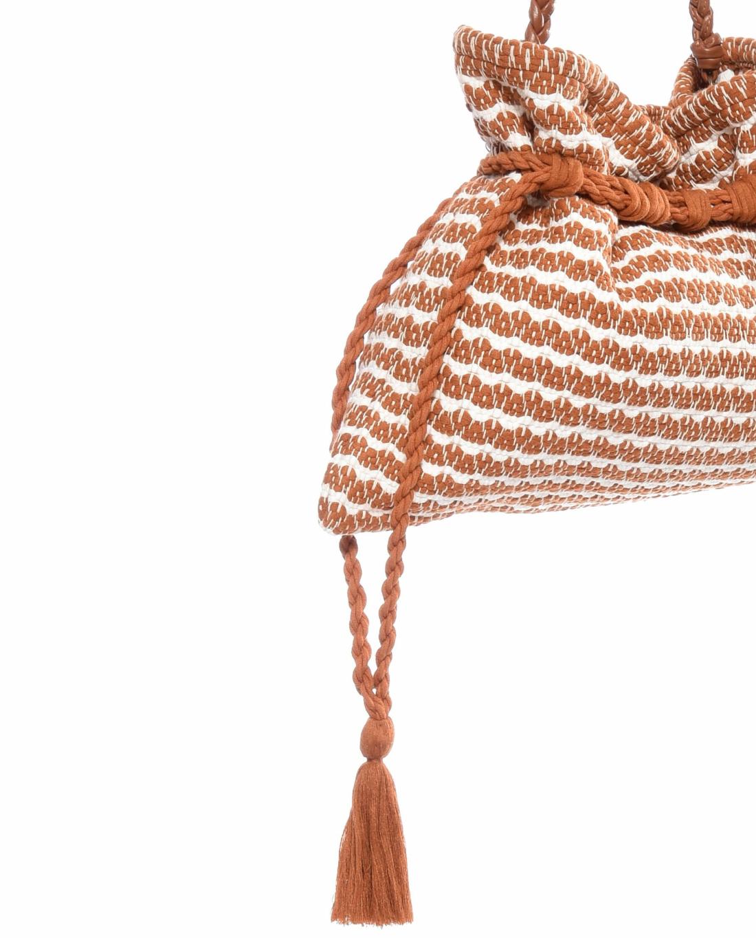 Accessories | Women The Great. The Cinched Bag. Carmel And Cream