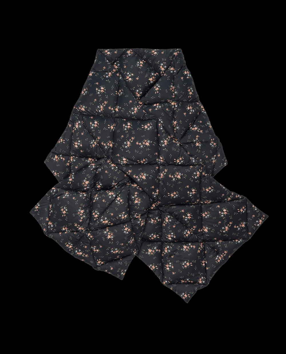 Accessories | Women The Great. The Down Quilted Puffer Scarf. Wilderness Floral