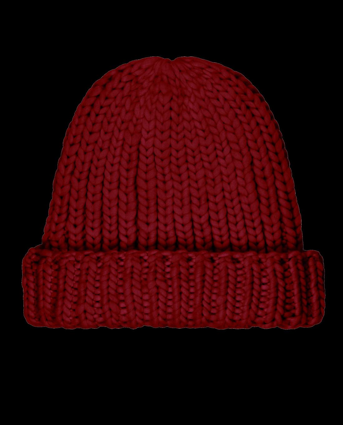 Accessories | Women The Great. The Handknit Chunky Beanie. Red Berry