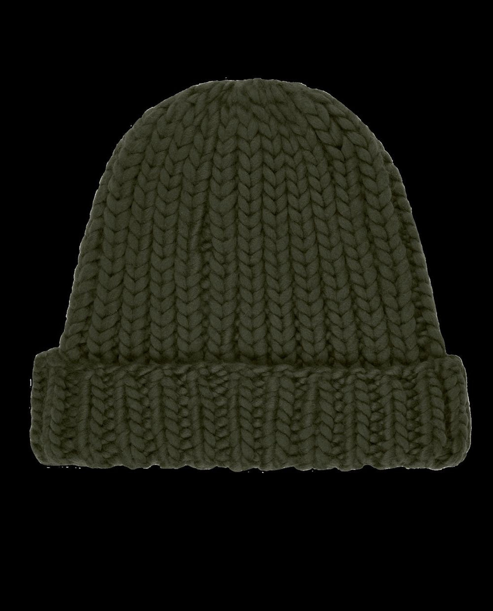 Accessories | Women The Great. The Handknit Chunky Beanie. Winter Moss