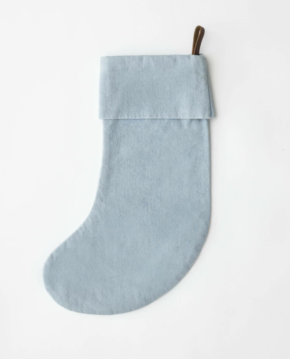 Accessories | Women The Great. The Solid Denim Stocking. Light Denim