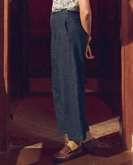 Denim | Women The Great. The Sculpted Trouser. Rinse Wash