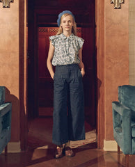 Denim | Women The Great. The Sculpted Trouser. Rinse Wash