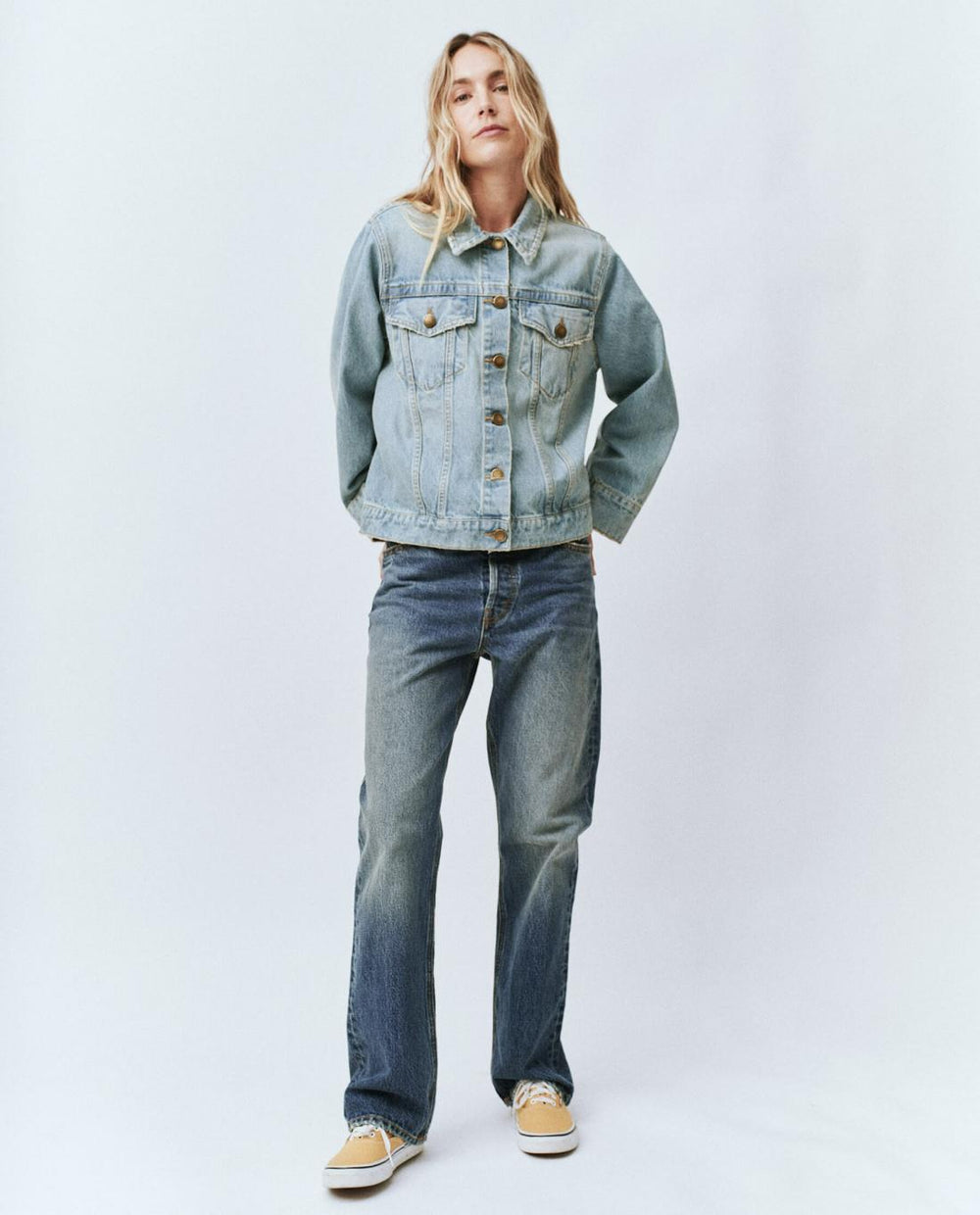 Denim | Women The Great. The Wayne Jean (30” Inseam). Montana Wash