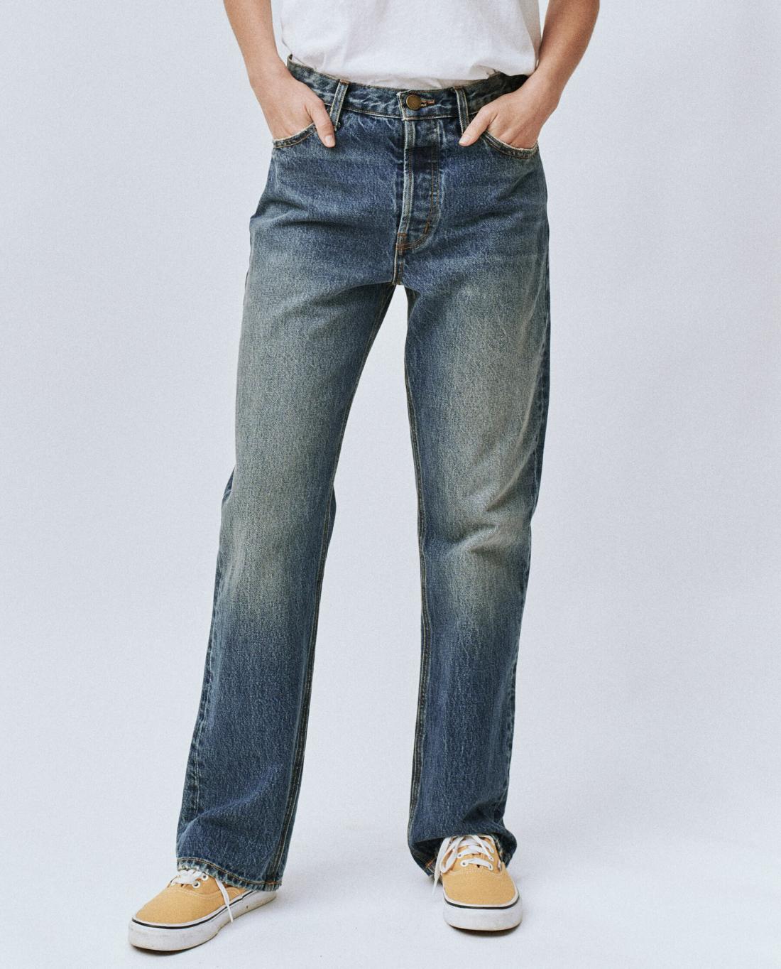 Denim | Women The Great. The Wayne Jean (30” Inseam). Montana Wash