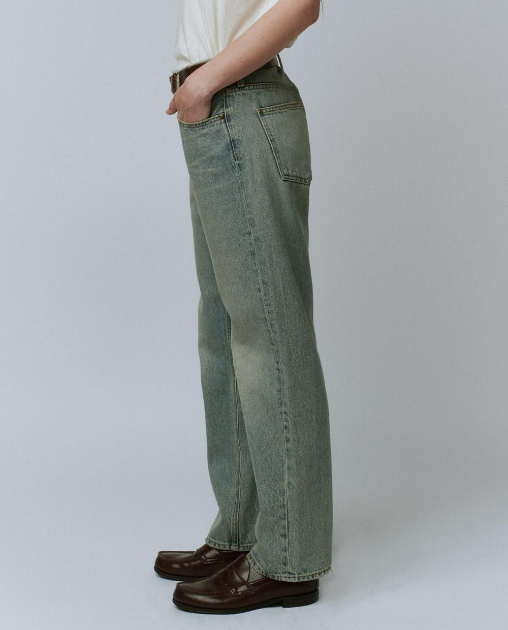 Denim | Women The Great. The Wayne Jean (30” Inseam). Sedona Wash