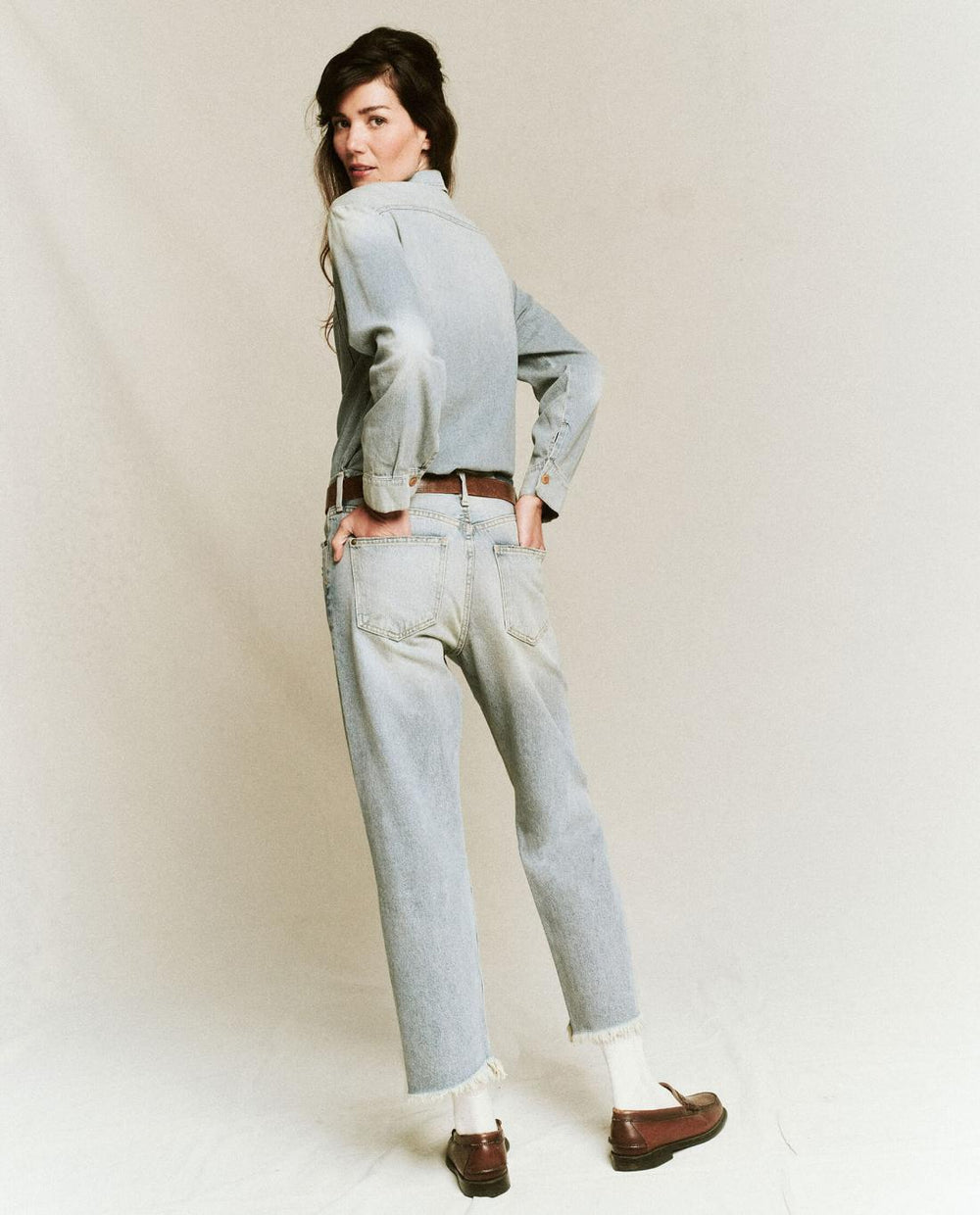 Denim | Women The Great. The Wayne Jean. Kentucky Wash