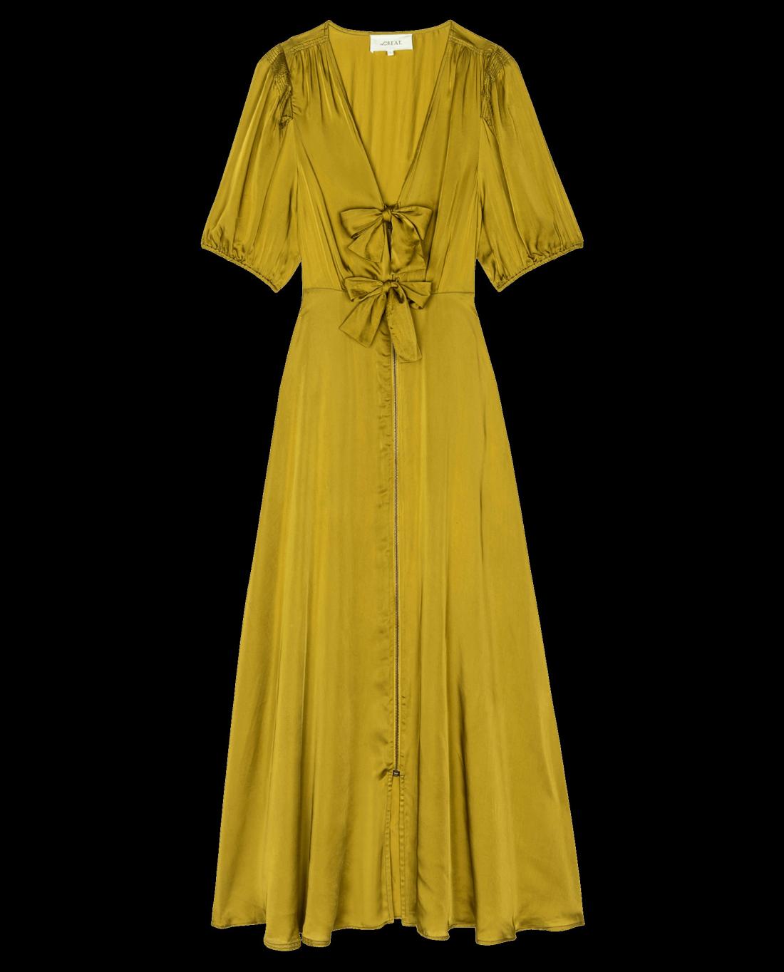 Dresses | Women The Great. The Gilded Dress. Gold Leaf