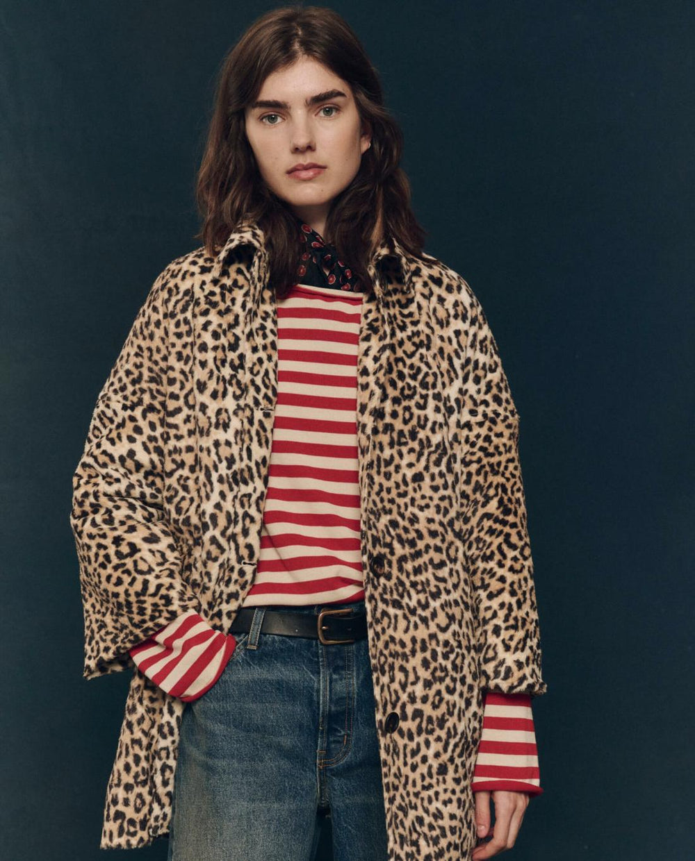 Jackets &amp; Outerwear | Women The Great. The Car Coat. Vintage Leopard