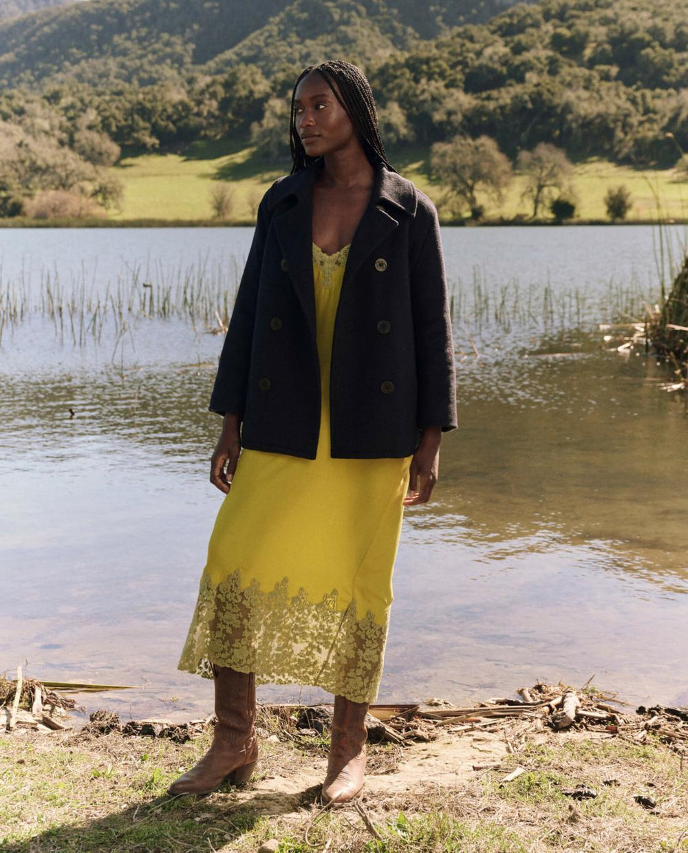 Jackets &amp; Outerwear | Women The Great. The Peacoat. Navy