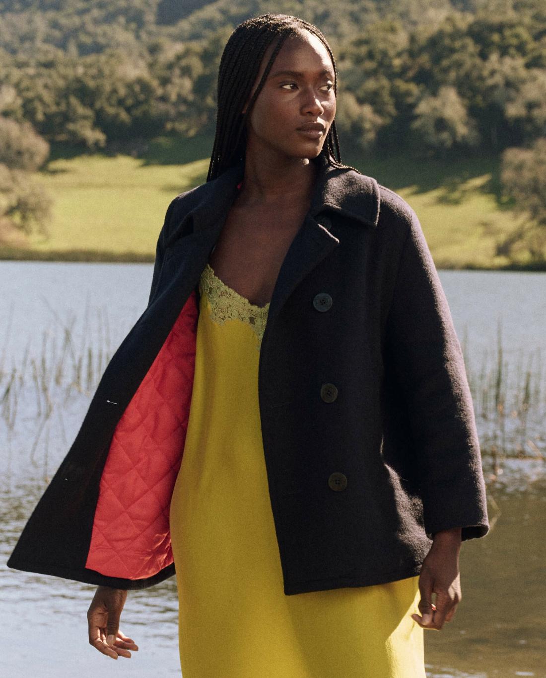 Jackets &amp; Outerwear | Women The Great. The Peacoat. Navy