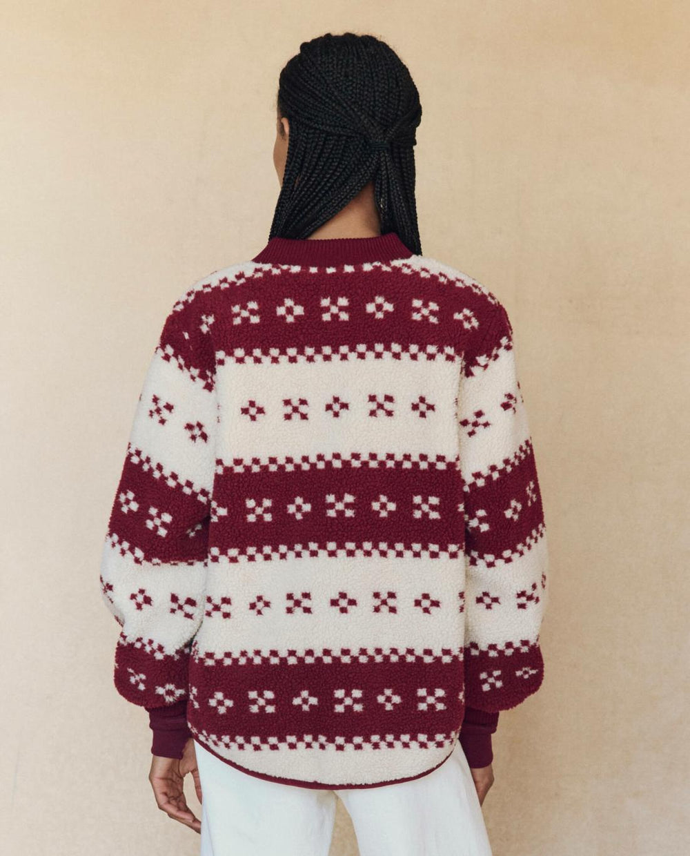 Jackets &amp; Outerwear | Women The Great. The Plush Bomber. Bordeaux Geo