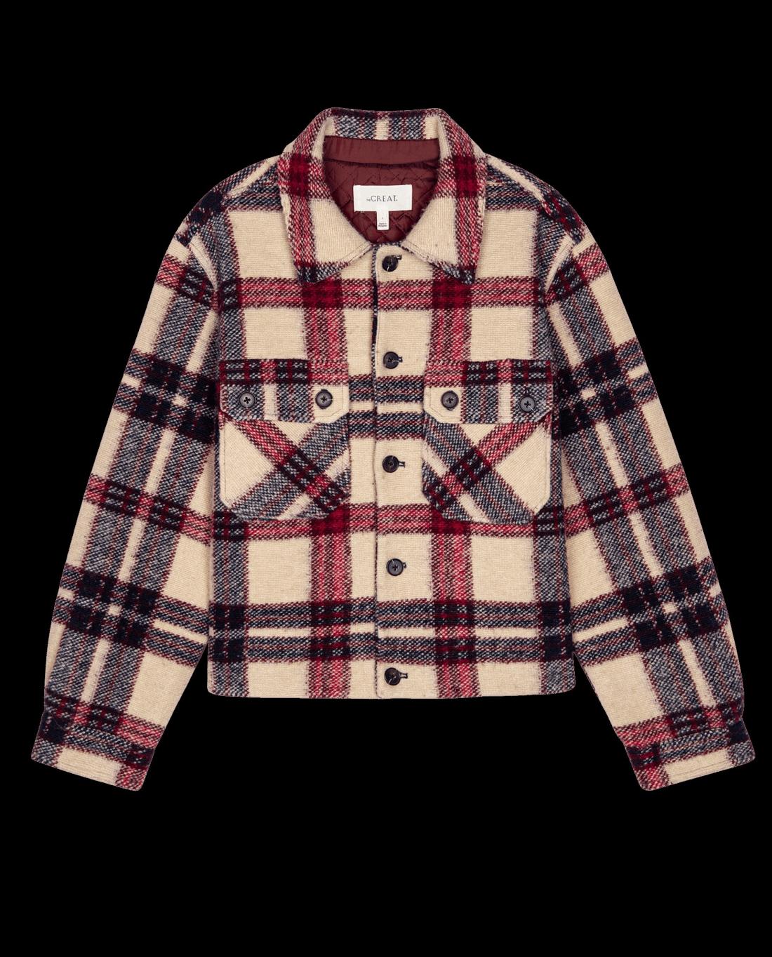 Jackets &amp; Outerwear | Women The Great. The Smith Jacket. Larkspur Plaid