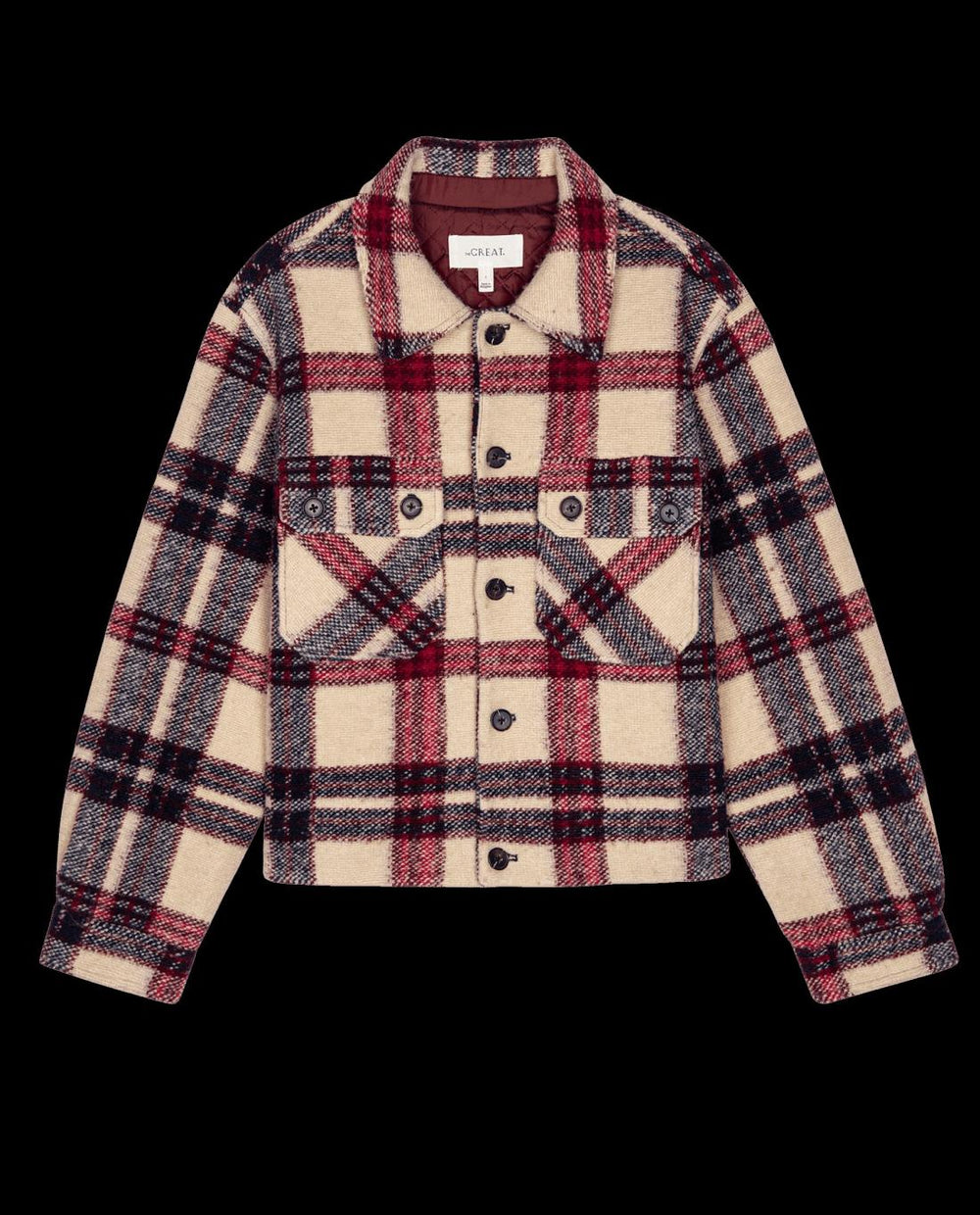 Jackets &amp; Outerwear | Women The Great. The Smith Jacket. Larkspur Plaid