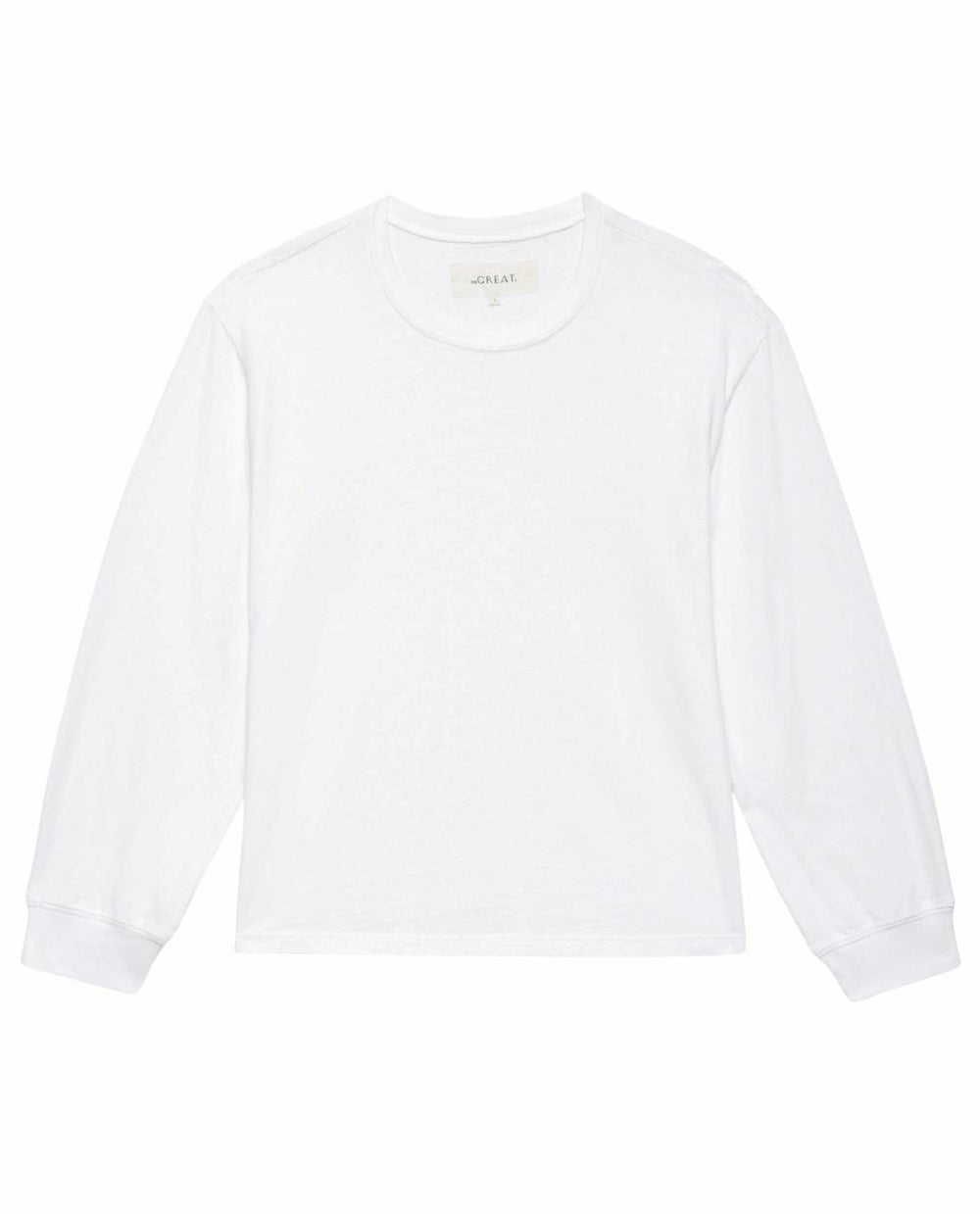 Long Sleeve Tees | Women The Great. The Campus Crew. True White