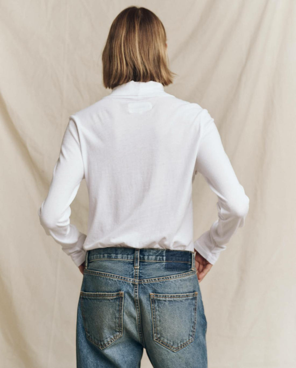 Long Sleeve Tees | Women The Great. The Turtleneck. True White