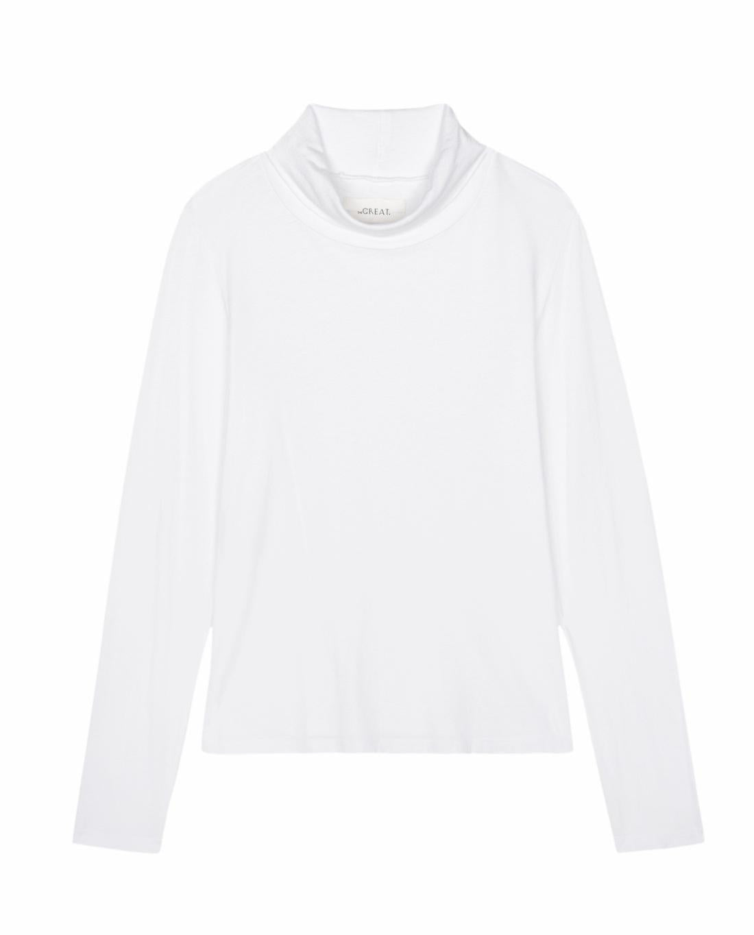 Long Sleeve Tees | Women The Great. The Turtleneck. True White