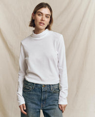 Long Sleeve Tees | Women The Great. The Turtleneck. True White