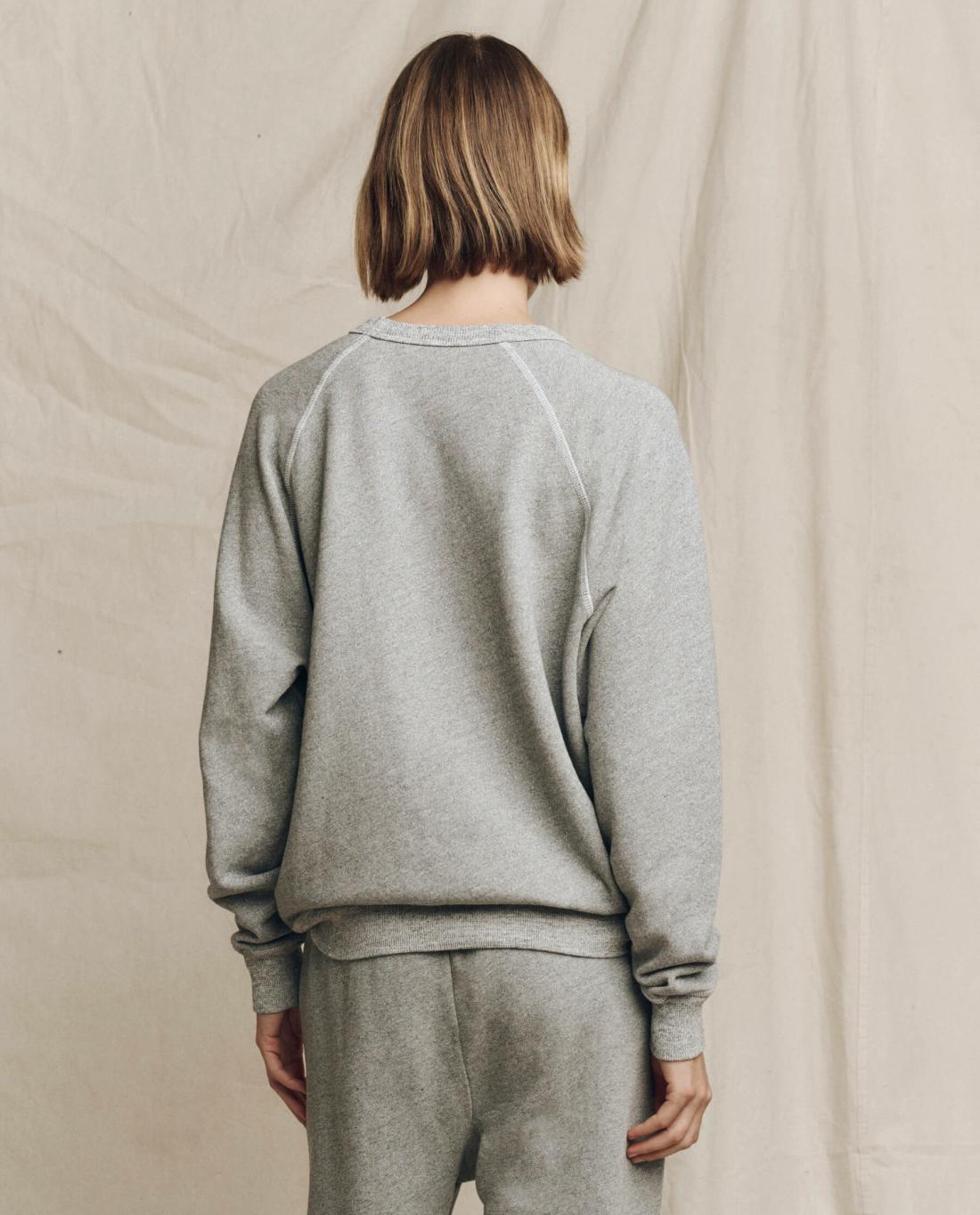 Novelty Tees &amp; Sweats | Women The Great. The College Sweatshirt. Graphic Varsity Grey With Hannukah Graphic