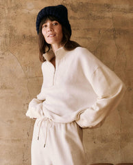 Novelty Tees &amp; Sweats | Women The Great. The Slouch Trail Sweatshirt. Washed White