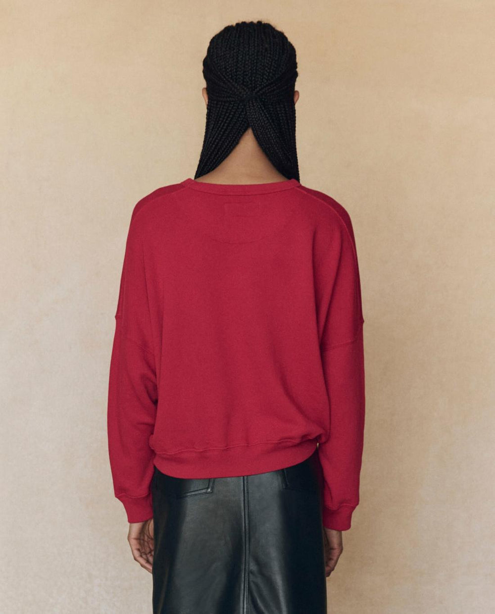 Novelty Tees &amp; Sweats | Women The Great. The Teammate Sweatshirt. Graphic Cherry With Great Smoky Mountains