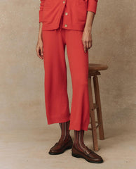 Pants | Women The Great. The Cashmere Lantern Pant. Ember