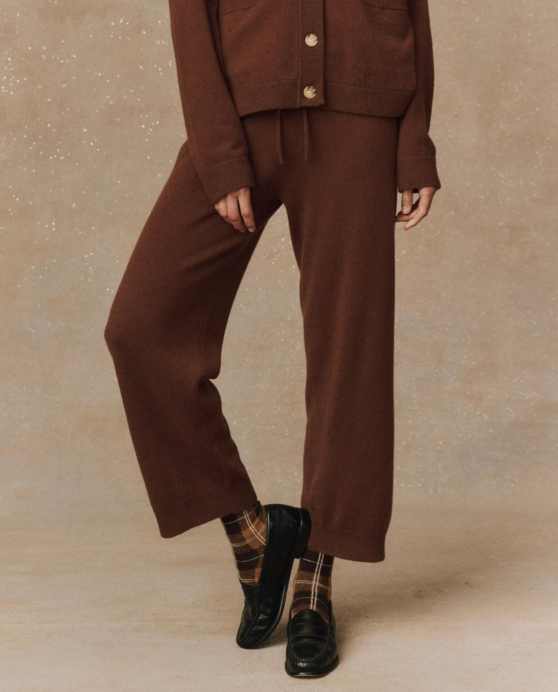 Pants | Women The Great. The Cashmere Lantern Pant. Santal