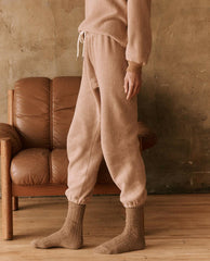 Pants | Women The Great. The Fleece Stadium Sweatpant. Fawn