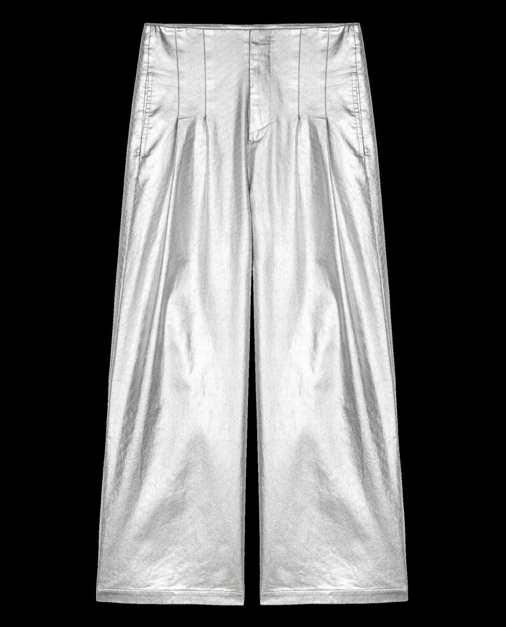 Pants | Women The Great. The Sculpted Trouser. Silver