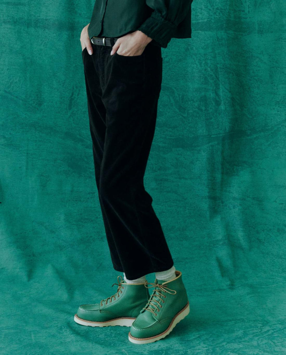 Pants | Women The Great. The Velvet Wayne Jean. Black